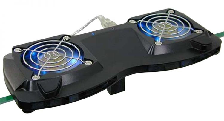 dual head aquarium fan