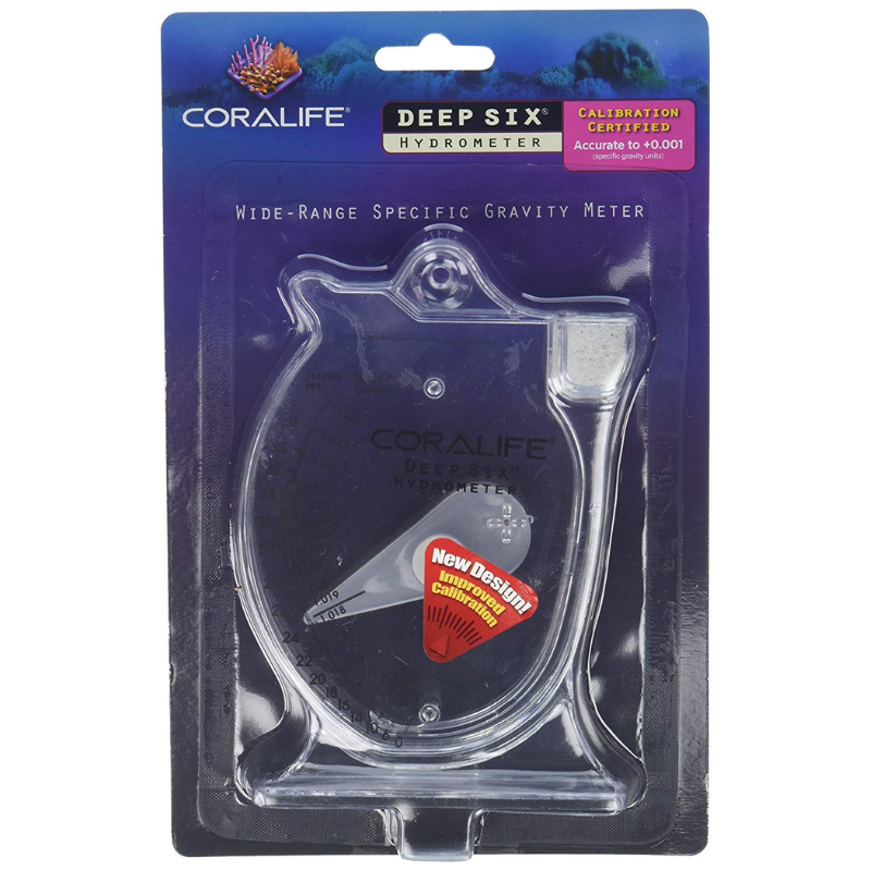 coralife hydrometer in manufacterers packaging